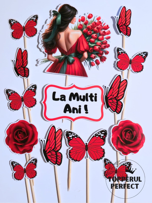 Set Toppere Femei Rosu 2 [1]