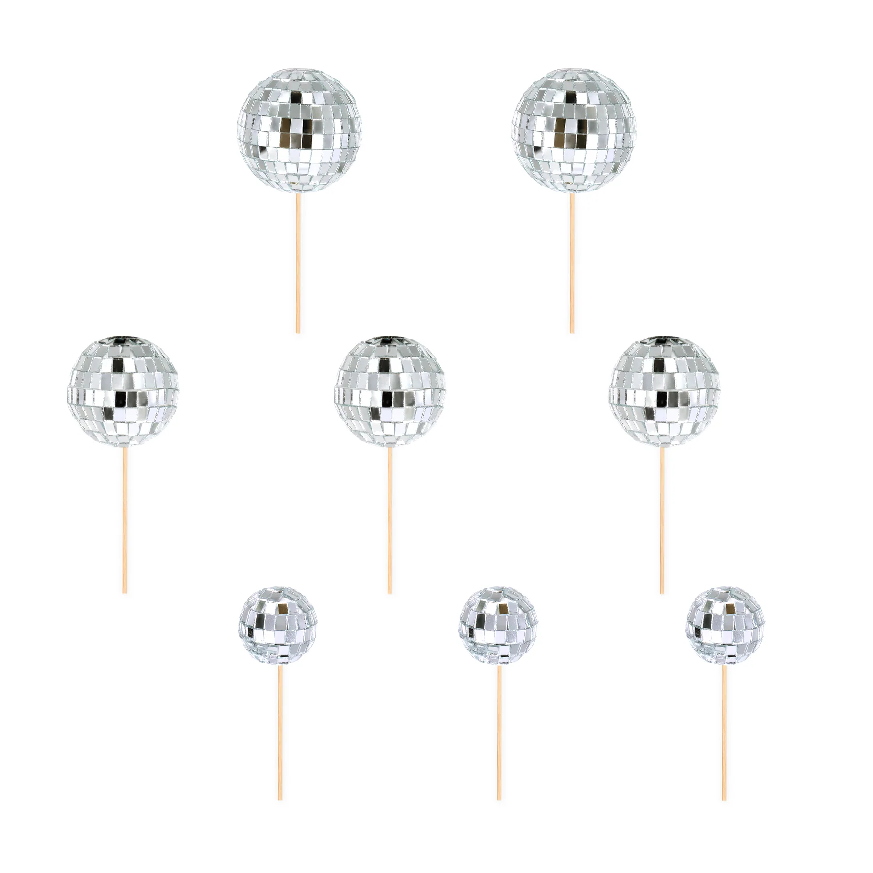 Sfere Disco pentru Decor Tort - Set Decoratiuni Tort Stralucitoare [4]