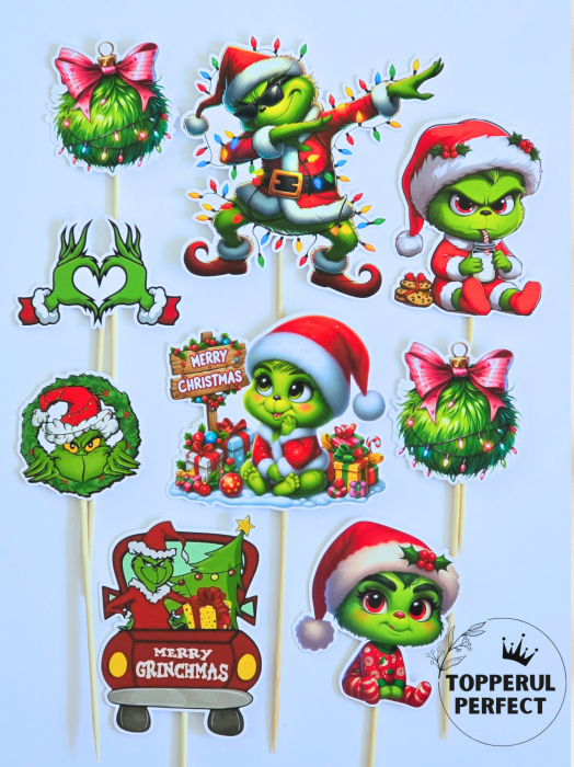 Set Toppere Craciun Baby Grinch [1]