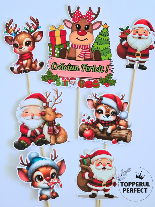 Set Toppere Mos Craciun + Reni [1]