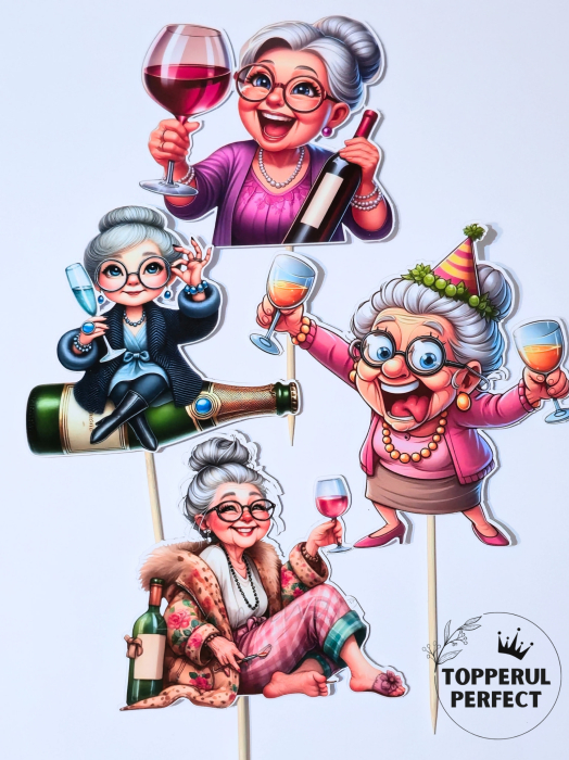 Set Toppere Siluete Bunica [1]