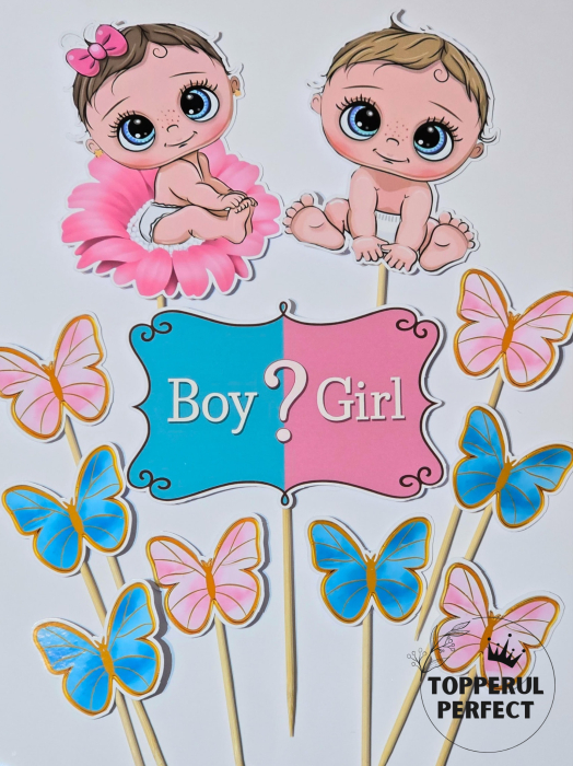 Set Toppere Gender Reveal Boy / Girl [1]