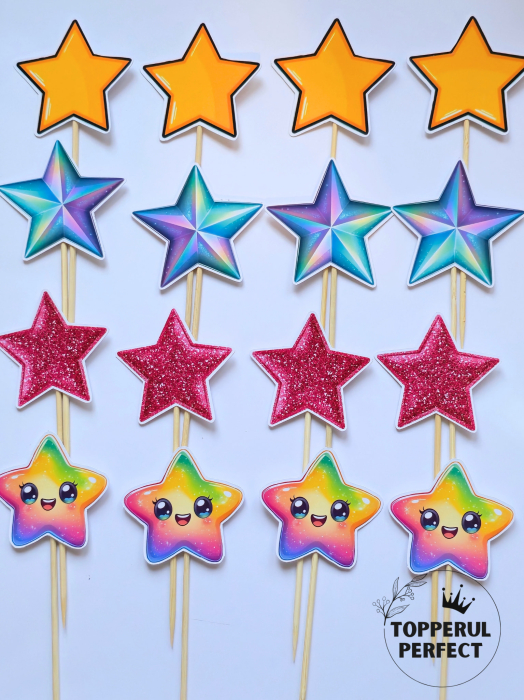 Set Toppere Stele Colorate [1]