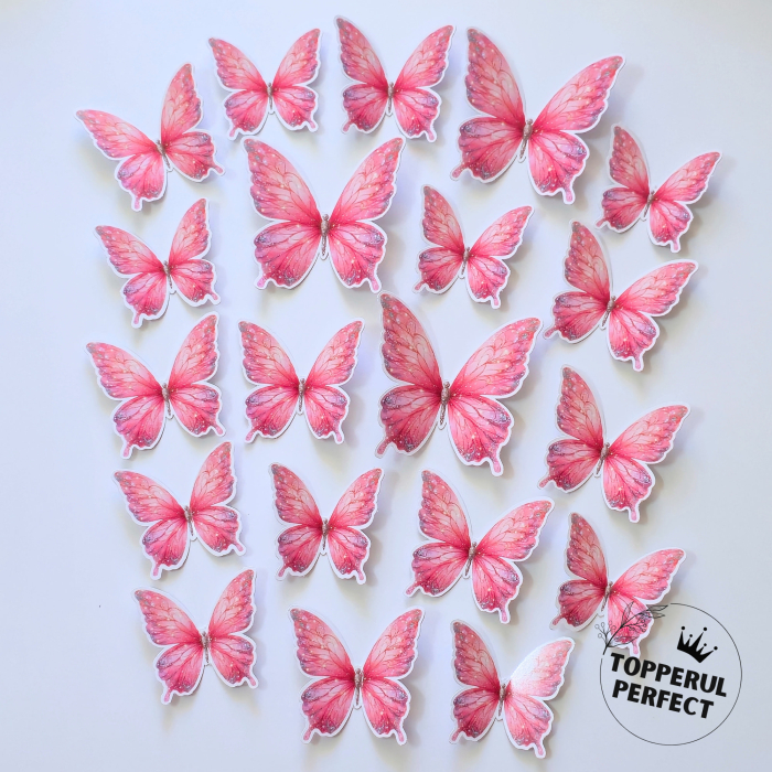 Set Fluturi Roz Pudra [1]