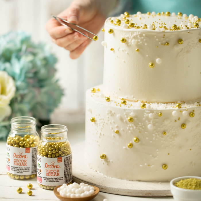 SPRINKLES - Perle de zahar - MAXI AURII 7 MM 100 G - DECORA [2]