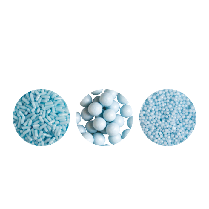 SPRINKLES - SET Perle de zahar - ALBASTRU DESCHIS PERLAT 85 G - DECORA [2]