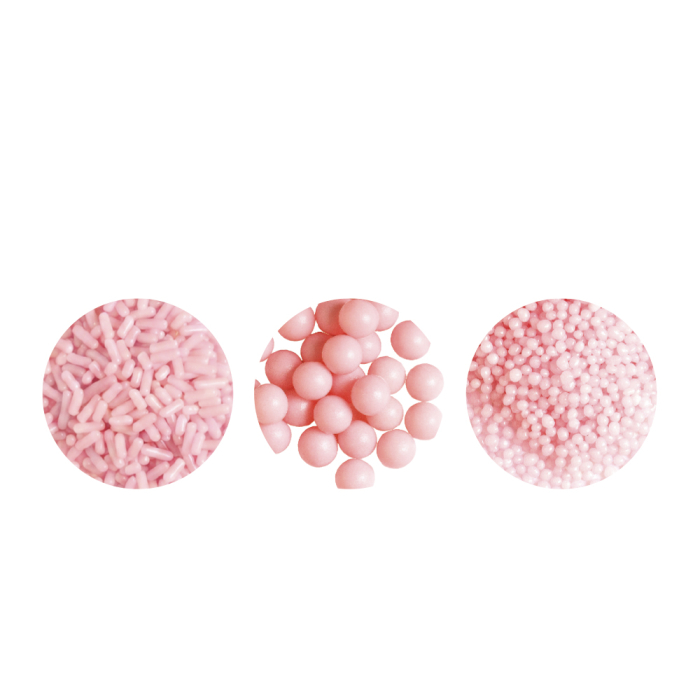 SPRINKLES - SET Perle de zahar - ROZ PERLAT 85 G - DECORA [2]