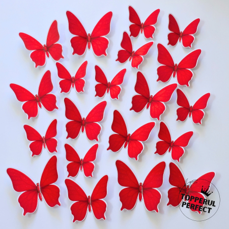 Fluturi - Set Fluturi Rosii