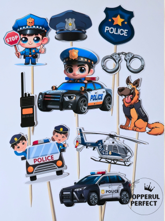 Toppere Meserii - Set Toppere Politie