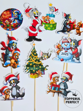 Toppere Craciun - Set Toppere Craciun Tom & Jerry