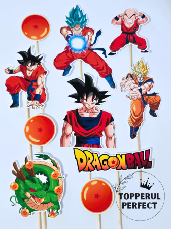 Toppere Eroi - Toppere Tort Dragon Ball | Decoratiuni Tort & Set Toppere