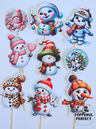 Toppere Craciun - Set Toppere Craciun Om de zapada