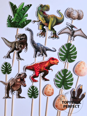 Toppere Animale - Set Toppere Dinozauri 2