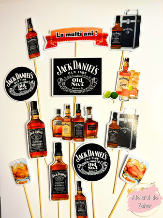 Toppere Torturi - Set Toppere JackDaniels