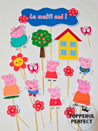 Toppere Peppa Pig - Set Toppere Peppa Pig 2