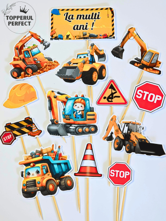 Toppere Meserii - Set Toppere Constructii