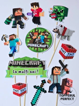 Toppere Torturi - Set Toppere Minecraft 3