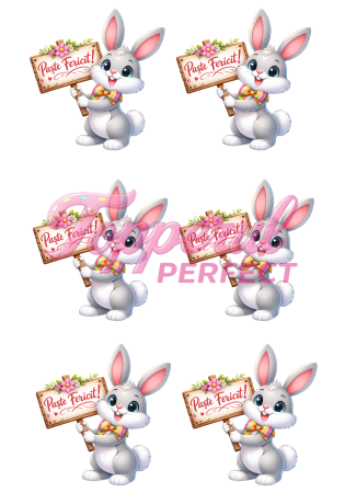 Vafe Paste - Vafa Imprimata Etichete cu Paste Fericit 2