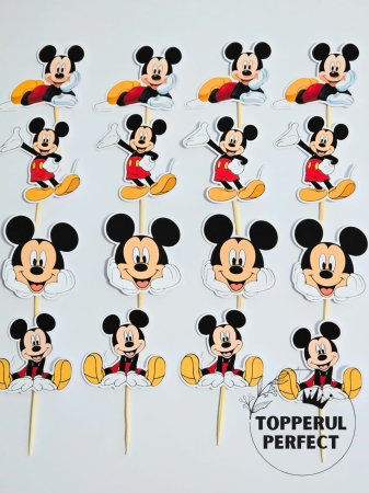 Toppere Candy Bar - Toppere Candy Bar Mickey Mouse – Set Aniversar Copii Decor