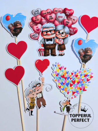 Valentines Day - Set Toppere Valentine’s Day Baloane