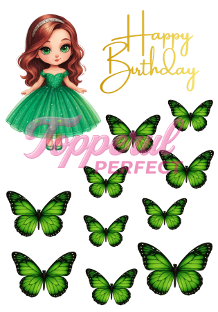 Diverse - Vafa Imprimata Printesa Verde