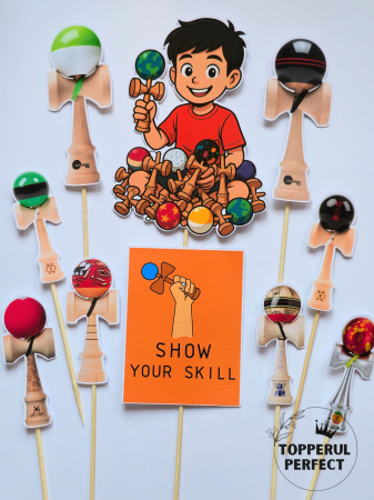 Toppere Diverse - Set Toppere Kendama 4