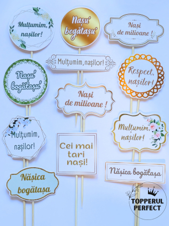 Toppere Etichete - Set Toppere Nasu & Nasa