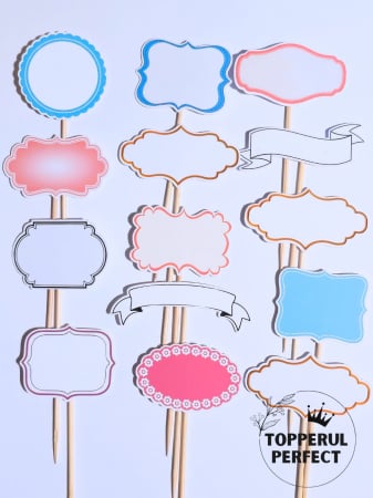 Toppere Torturi - Set Etichete Goale