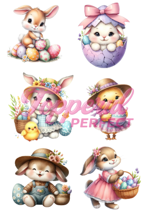 Vafe Paste - Vafa Imprimata Animale de Paste