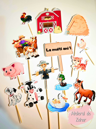 Toppere Animale - Set Toppere Ferma 2