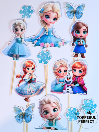 Toppere Elsa - Set Toppere Elsa & Ana Baby