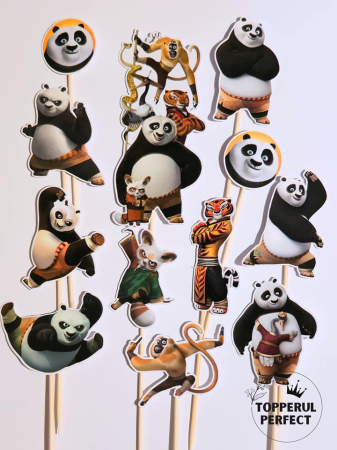 Toppere Animale - Set Toppere Kung Fu Panda