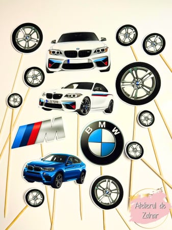Toppere Torturi - Set Toppere BMW Alb