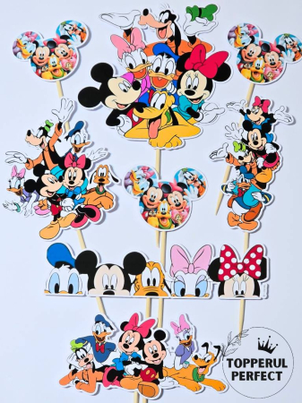 Toppere 1 an baieti - Set Toppere Mickey Mouse Echipa