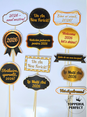 Toppere Revelion - Set Toppere Revelion Etichete La Multi Ani