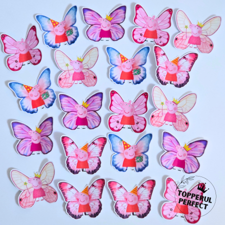 Toppere Peppa Pig - Set Fluturi cu Peppa Pig