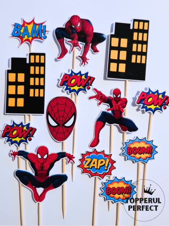Toppere Torturi - Set Toppere Spider-Man 4