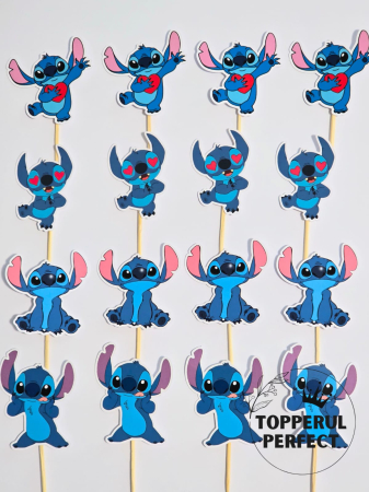 Toppere Stitch - Toppere Candy Bar Stitch – Set Aniversar Stitch Decor