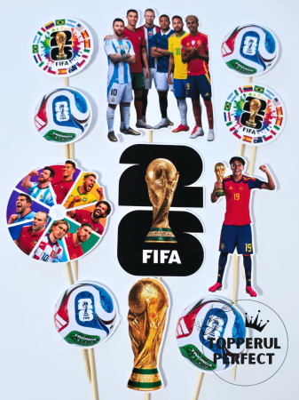 Decoratiuni Toppere - Toppere Tort Fotbal FIFA | Decoratiuni Tort & Set Toppere
