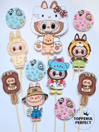 Toppere Torturi - Set Toppere Labubu 2