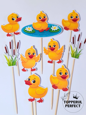 Toppere Torturi - Set Toppere Ratuste pe lac