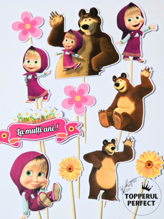 Toppere Desene Animate - Set Toppere Masha si Ursul