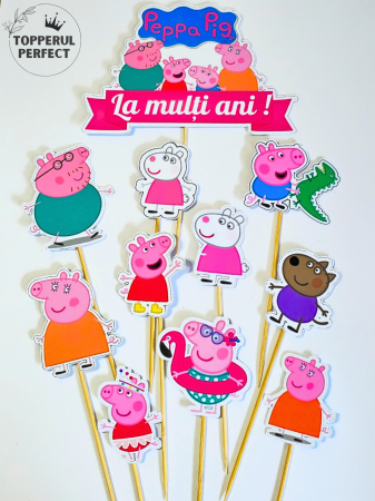 Toppere Peppa Pig - Set Toppere Peppa Pig 1