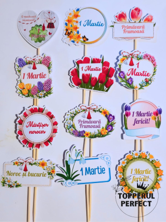Toppere Etichete - Toppere Tort 1 Martie – Decoratiuni Torturi 1 martie