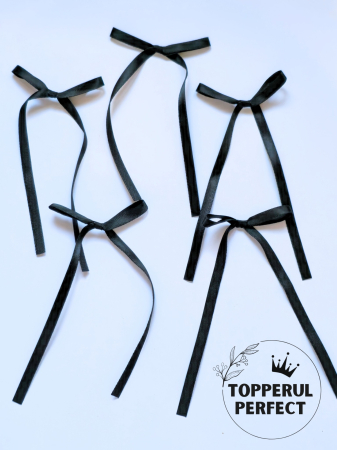 Toppere Torturi - Set Toppere 5 Fundite Negre