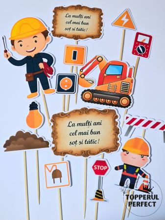 Toppere Meserii - Set Toppere Constructii 2