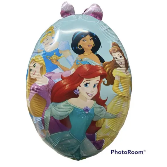 Articole Petrecere - Baloane Printese Disney din Folie - Decoratiuni pentru Petreceri Copii si Aniversari Printese