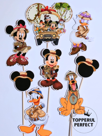 Toppere Desene Animate - Set Toppere Safari Echipa Disney