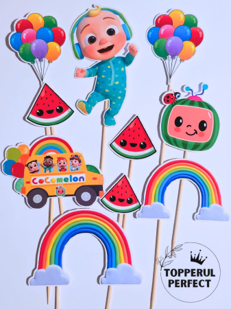 Toppere Baieti - Set Toppere Cocomelon 2