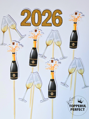 Toppere Revelion - Set Toppere Revelion Sampanie